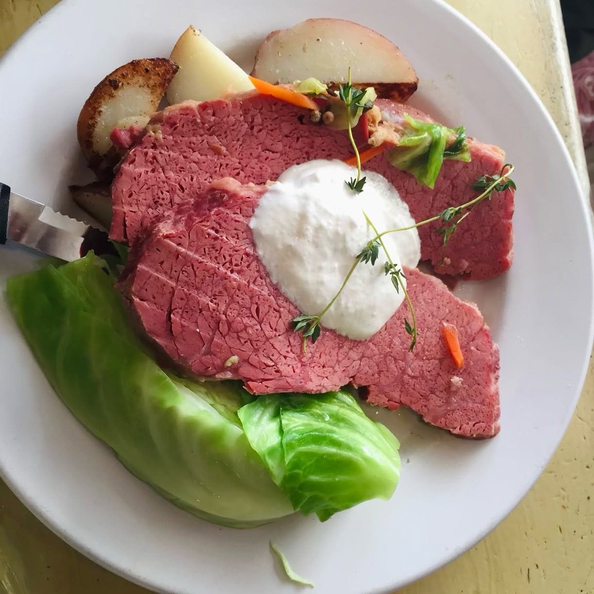 Corned beef and cabbage